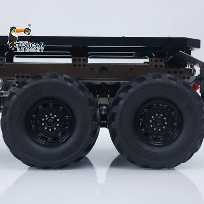 TOUCAN RC HOBBY MODO 1/14 Metal 8x8 RC Crawler Car PNP FlySky ST8 Radio Controller Light Sound System Electric Winch Differential Lock 2-speed gearbox for Enthusiast