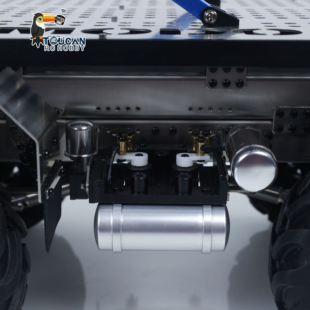 TOUCAN RC HOBBY MODO 1/14 Metal 8x8 RC Crawler Car PNP FlySky ST8 Radio Controller Light Sound System Electric Winch Differential Lock 2-speed gearbox for Enthusiast