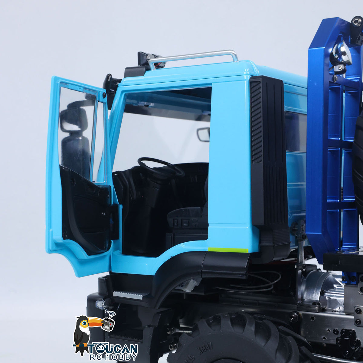 TOUCAN RC HOBBY MODO 1/14 Metal 8x8 RC Crawler Car PNP FlySky ST8 Radio Controller Light Sound System Electric Winch Differential Lock 2-speed gearbox for Enthusiast