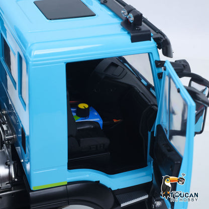 TOUCAN RC HOBBY MODO 1/14 Metal 8x8 RC Crawler Car PNP FlySky ST8 Radio Controller Light Sound System Electric Winch Differential Lock 2-speed gearbox for Enthusiast