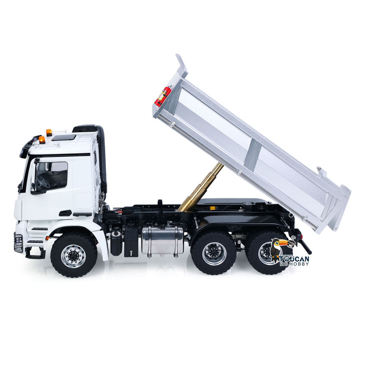 TOUCAN RC HOBBY US Stock MODO 1/14  RC Hydraulic Dumper 3348 - NO Lock Differential Axle Metal RTR