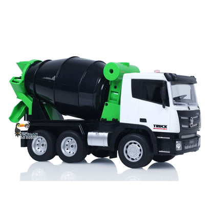 TOUCAN RC HOBBY HUINA 1/18 2.4Ghz 9 Channels RC Concrete Car Mixer Truck Ready To Run 1557 Model Tractor Light 500MAH Battery