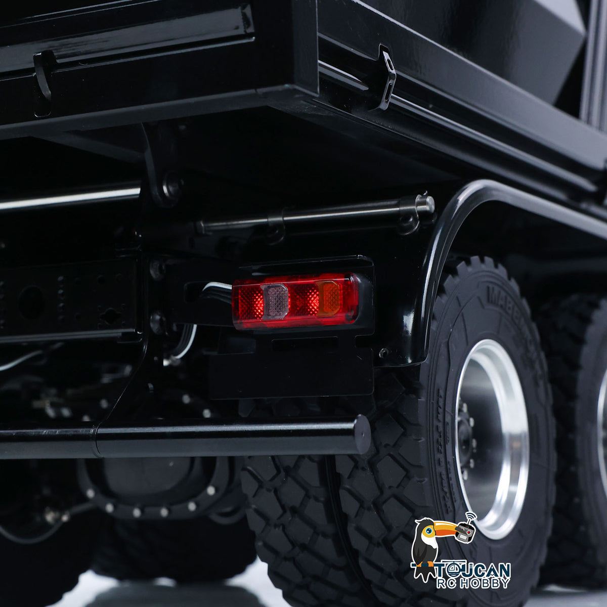TOUCAN RC HOBBY MODO 6X6 Metal Chassis 3348 RC Hydraulic Dumper 1/14 Radio Controlled Tipper NO Lock Light Sound Radio Battery Construction Truck RTR