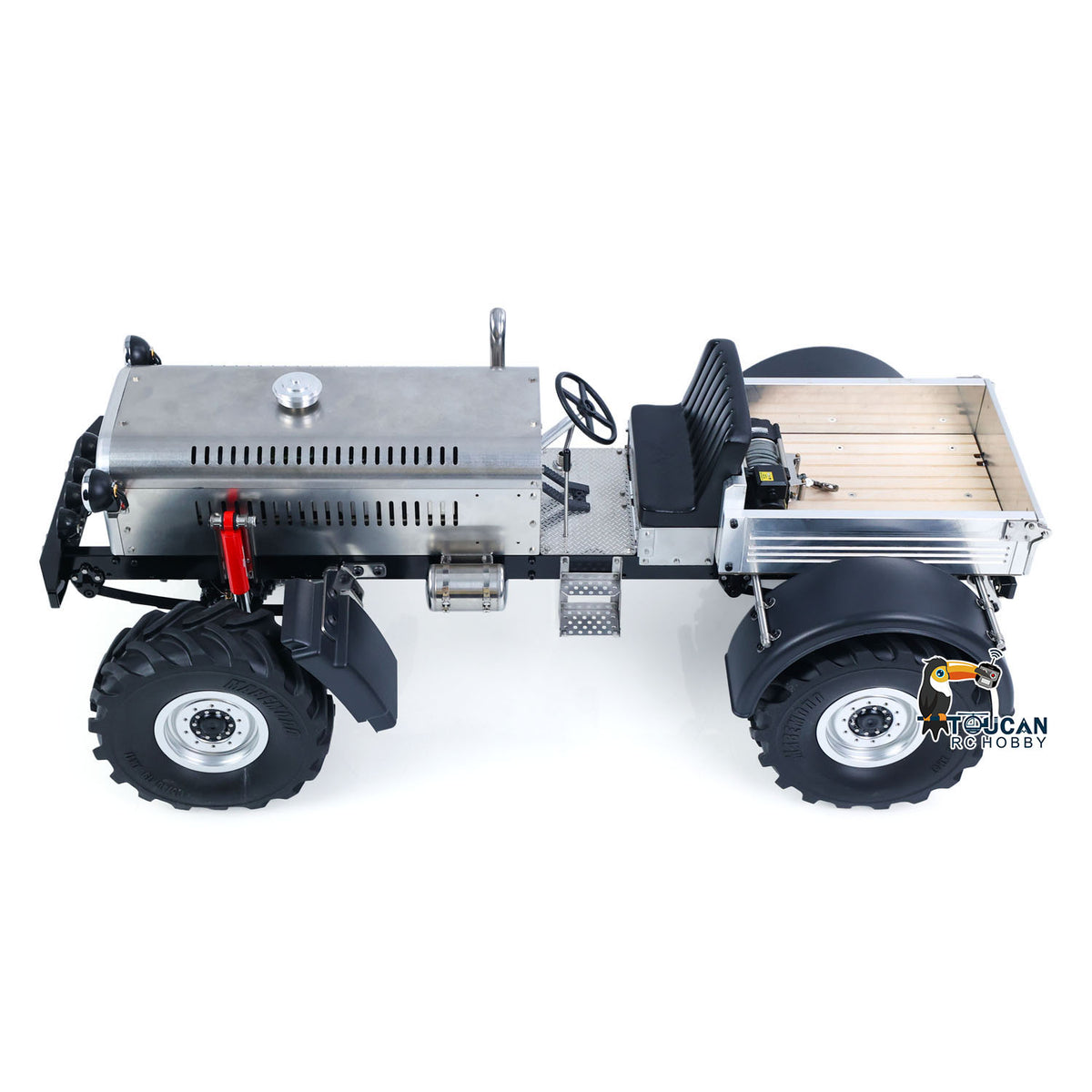 TOUCAN RC HOBBY US Stock MODO 1/10 RC Tractor MD009 - Dual Motor Winch Metal PNP