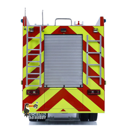TOUCAN RC HOBBY 8x4 1/14 RC Fire Fighting Truck Remote Controlled Sprinkler Vehicles Sounds Painted Assembled DIY