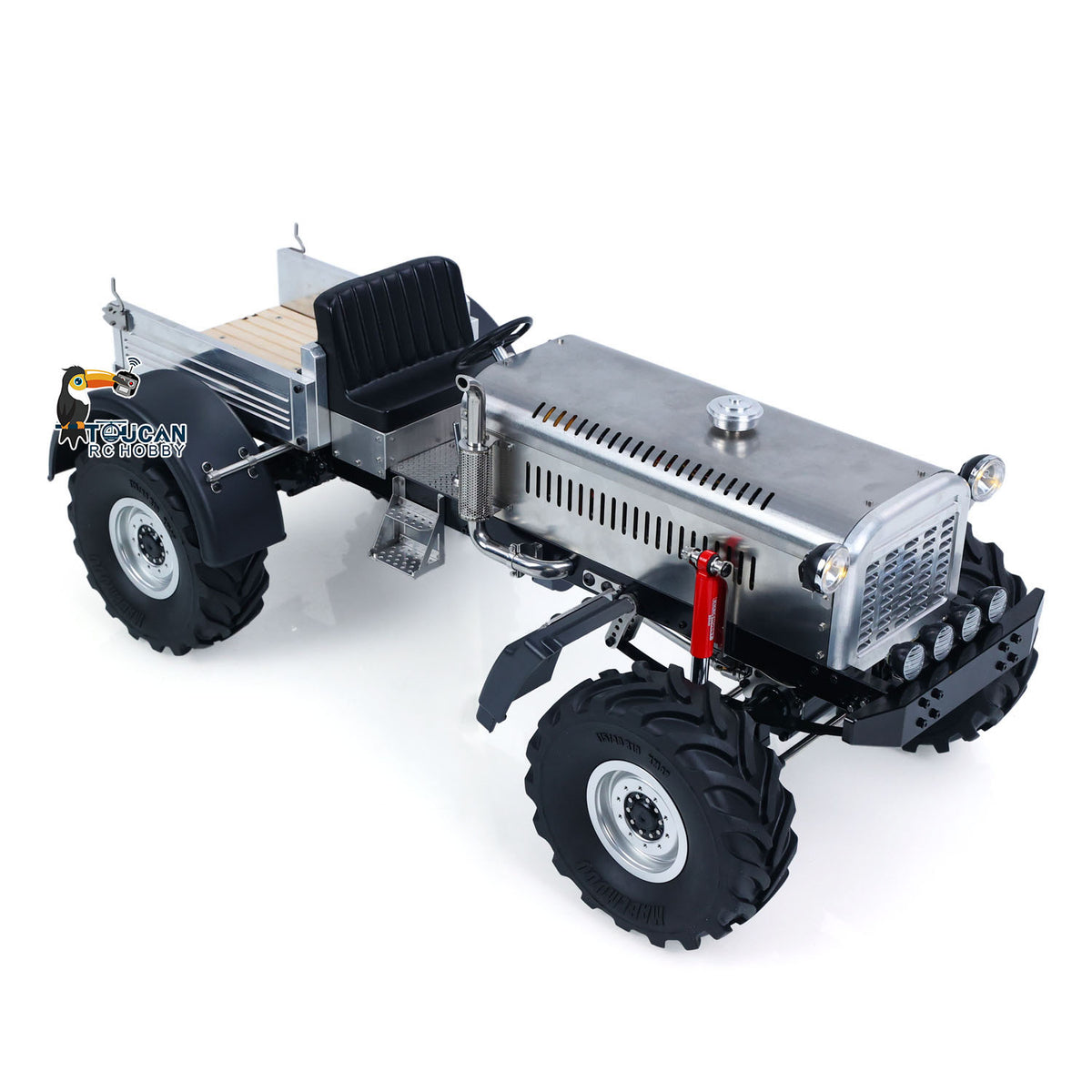 TOUCAN RC HOBBY US Stock MODO 1/10 RC Tractor MD009 - Dual Motor Winch Metal PNP