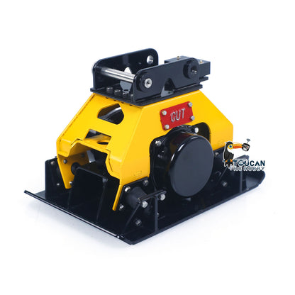 TOUCAN RC HOBBY CUT RC Hobby RC Hobby Metal Electric Vibrating Tamper/Sweeper/Hydraulic Inclined Wide/Clamshell Bucket/Log Grapple/Wrist for 1/14 RC Excavator LR914 PRO MAX DIY Models