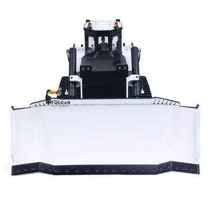 TOUCAN RC HOBBY D155AX 1/12 Metal RC Hydraulic Bulldozer RTR 7-Channel Valve Brushless Motor 5-Shank Rear Plow Light Sound for Model Enthusiast
