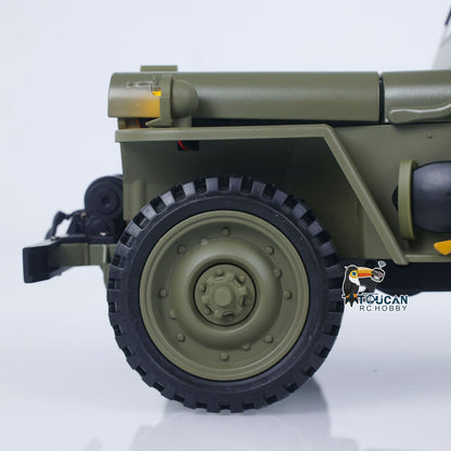 TOUCAN RC HOBBY Heng Guan 1/14 4x4 Electric Military Truck Heng Guan4 58 Convertible Off Road Combat Vehicle Remote Control Car 2Speed Light Sound Motor Model