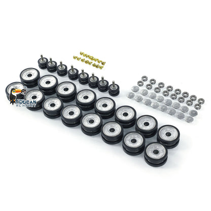 TOUCAN RC HOBBY Metal Road Wheels for Heng Long 1/16 RC Tank German Radio Controlled Panzer IV F 3858 IV F2 3859 Jadpanther 3869 Panther G 3879