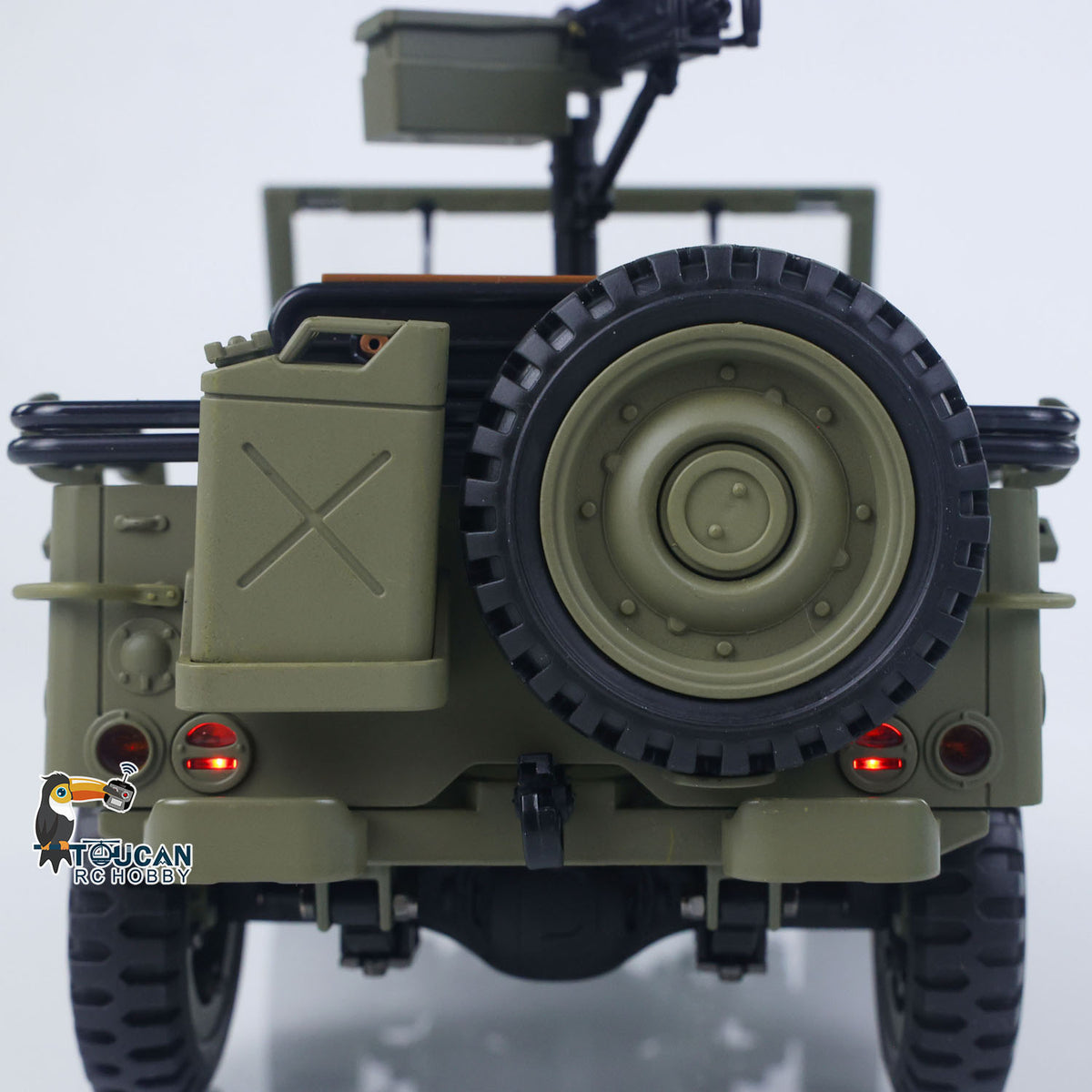 TOUCAN RC HOBBY Heng Guan 1/14 4x4 Electric Military Truck Heng Guan4 58 Convertible Off Road Combat Vehicle Remote Control Car 2Speed Light Sound Motor Model