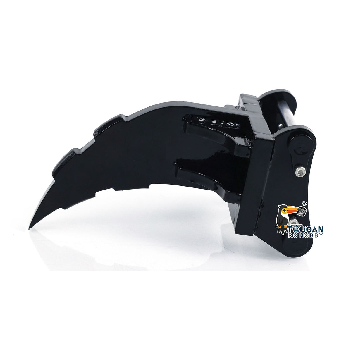 TOUCAN RC HOBBY  Metal Ripper Wide Bucket Manual Quick Coupler Rake for 1/8 Scale 385CF Hydraulic RC Excavator Remote Control Digger Model DIY Spare Parts