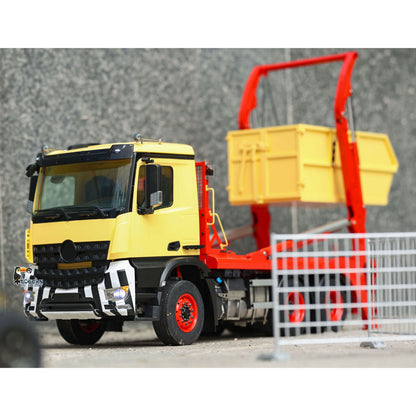 TOUCAN RC HOBBY JXModel VL18U K3363 Cabin 1/14 Metal RC Hydraulic Skip Loader RTR 6x4 Axles Differential Lock 4-Way Valve 2-Speed Gearbox Light Sound for Collectors