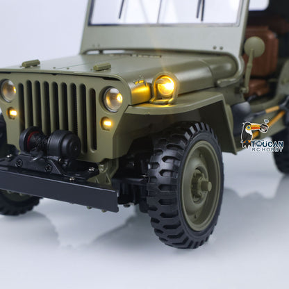 TOUCAN RC HOBBY Heng Guan 1/14 4x4 Electric Military Truck Heng Guan4 58 Convertible Off Road Combat Vehicle Remote Control Car 2Speed Light Sound Motor Model