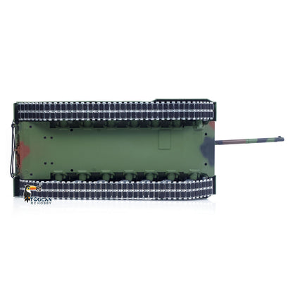 TOUCAN RC HOBBY Heng Long 1/16 Remote Control Tank Model 3889 Leopard 2 A6 7.0 Mainboard Full Metal Chassis Gearbox IR Barrel Recoil Elevation 550 Motor