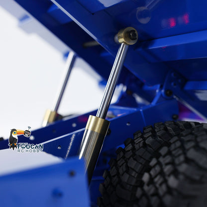 TOUCAN RC HOBBY 793D Metal 1/20 RC Hydraulic Mine Truck Heavy Duty Remote Control Dumper RTR 2Speed Gearbox Flysky I6X Radio Light System