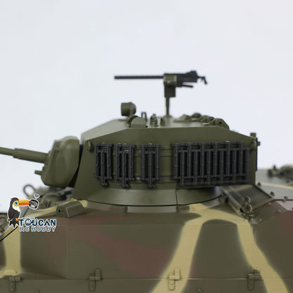 TOUCAN RC HOBBY Heng Long 1/16 RC Tank US M5A1 Stuart VI Remote Control RTR Light Tank 360 Smoking Radio System Barrel Recoil Light Flash Two Battery