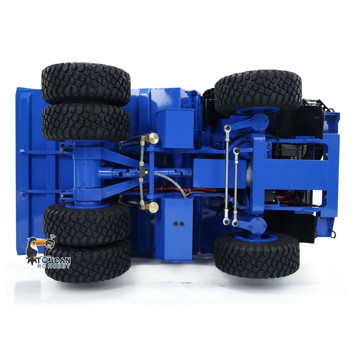 TOUCAN RC HOBBY 793D Metal 1/20 RC Hydraulic Mine Truck Heavy Duty Remote Control Dumper RTR 2Speed Gearbox Flysky I6X Radio Light System
