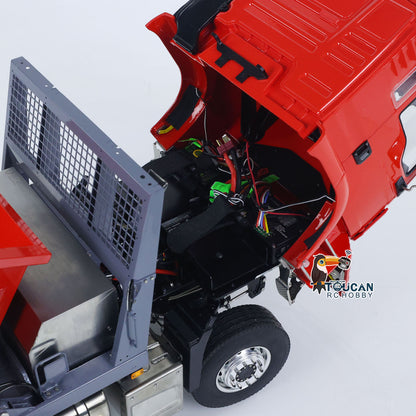 TOUCAN RC HOBBY LESU Z0068 1/14 Metal 4x4 Hydraulic Swing Arm Garbage Vehicle 3 Speed Transmission Lock Differential Axles for Backyard Fun