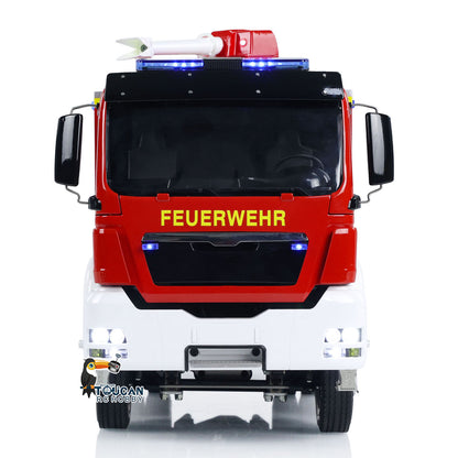 TOUCAN RC HOBBY 4x2 RC Fire Fighting Truck 1:14 2-speed Transmission Radio Control Fire Vehicles Assembled and Painted Sound Light System