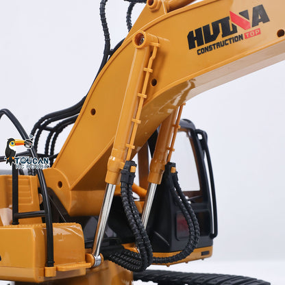 TOUCAN RC HOBBY HUINA 1/14 RC Electric Excavator 1535 Remote Control Digger 15CH 2.4G Radio Finished Model Battery Sound Light Effects