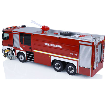 TOUCAN RC HOBBY 8x4 1/14 RC Fire Fighting Truck Remote Controlled Sprinkler Vehicles Sounds Painted Assembled DIY