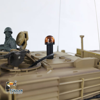 TOUCAN RC HOBBY Heng Long 1/16 TK7.0 Plastic USA M1A2 Abrams 3918 German Leopard2A6 3889 RTR RC Tank BB Infrared Combat Smoke Barrel Recoil Sound Light System