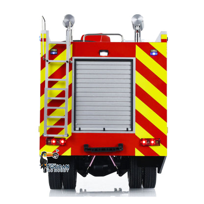 TOUCAN RC HOBBY 4x2 RC Fire Fighting Truck 1:14 2-speed Transmission Radio Control Fire Vehicles Assembled and Painted Sound Light System