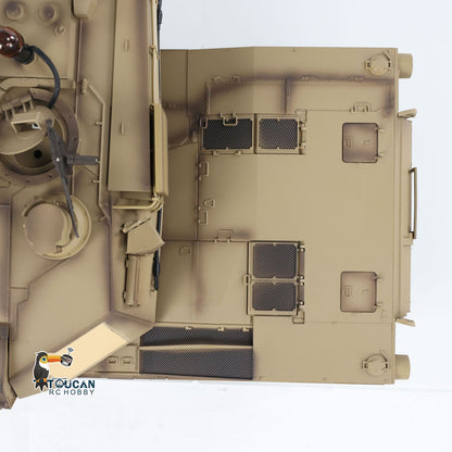 TOUCAN RC HOBBY Heng Long 1/16 TK7.0 Plastic USA M1A2 Abrams 3918 German Leopard2A6 3889 RTR RC Tank BB Infrared Combat Smoke Barrel Recoil Sound Light System