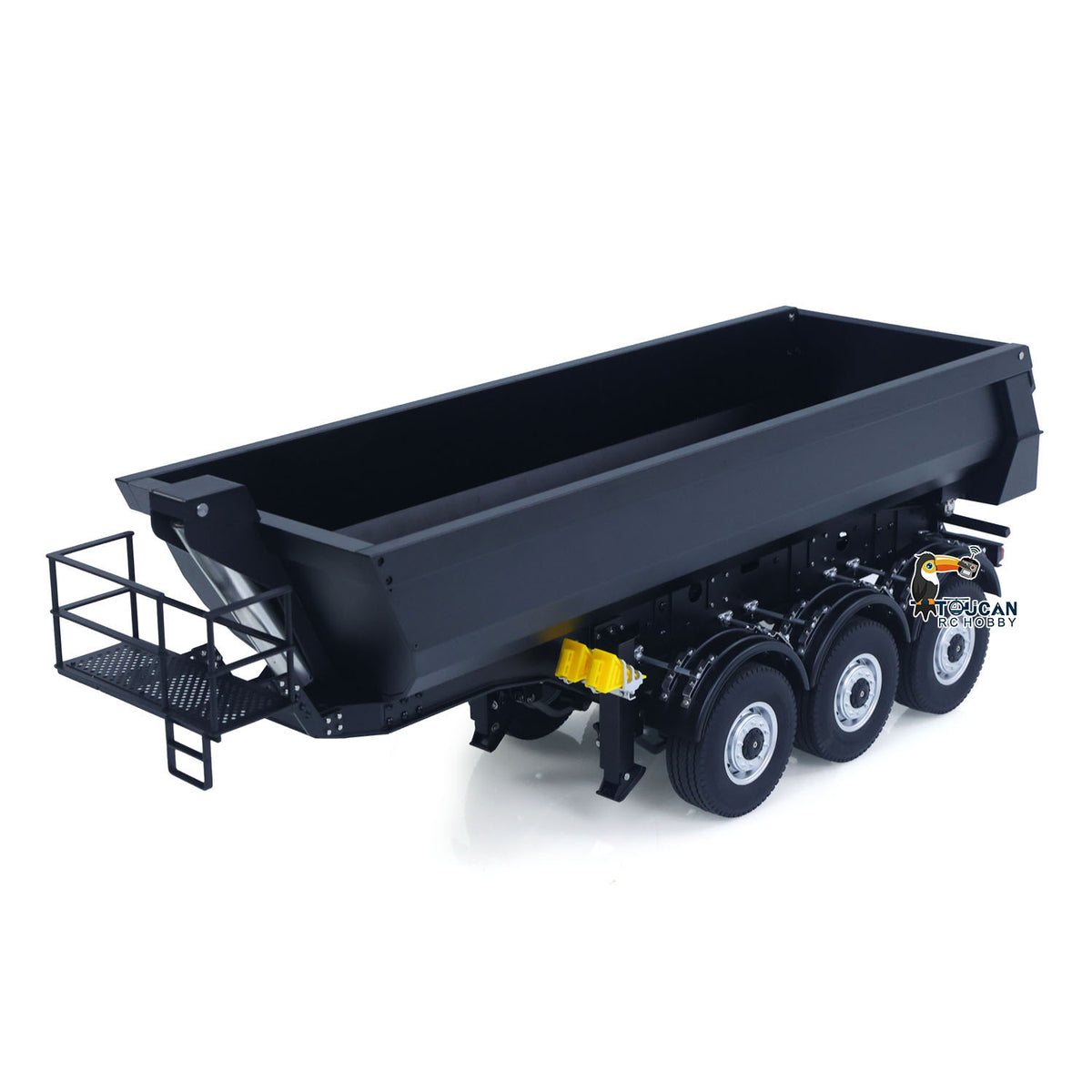 TOUCAN RC HOBBY Fast Free Shipping Kabolite 1/14 Metal Remote Control 3Axles Electric Lifting Semi Trailer Dumper for RC Tractor Truck 770S 100 Battery Charger