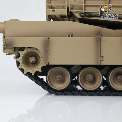 TOUCAN RC HOBBY Heng Long 1/16 TK7.0 Plastic USA M1A2 Abrams 3918 German Leopard2A6 3889 RTR RC Tank BB Infrared Combat Smoke Barrel Recoil Sound Light System