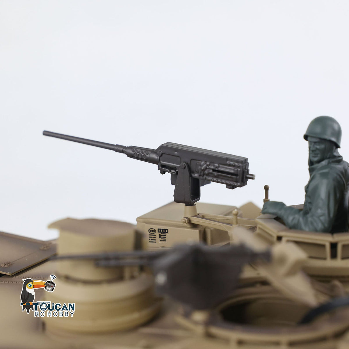 TOUCAN RC HOBBY US Stock 2.4Ghz Heng Long 1:16 Scale 7.0 Plastic Version M1A2 Abrams RTR RC Tank 3918 Model BB Infrared Battery USB Charger