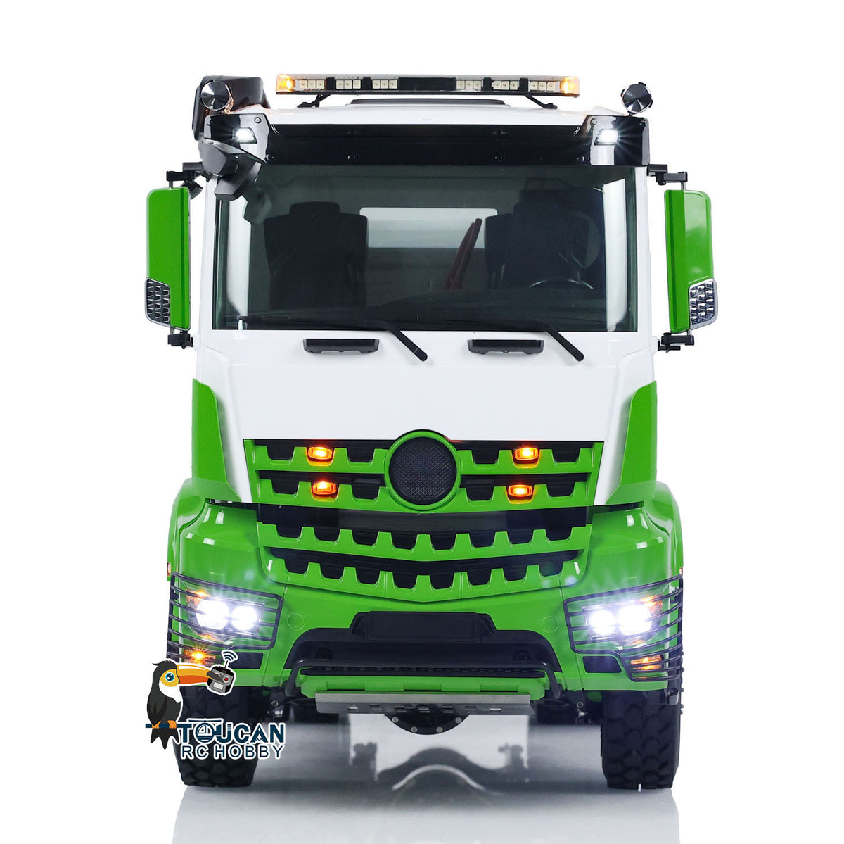 TOUCAN RC HOBBY LESU K3363 Cabin 1/14 Metal 6x6 RC Hydraulic Dump Truck 3 Speed Transmission FlySky I6S Radio Controller Differential Lock for Model Enthusiast