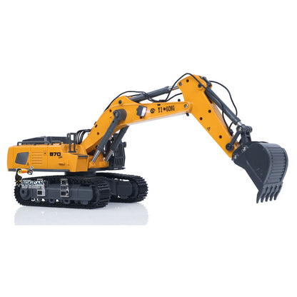 TOUCAN RC HOBBY Yi Gong 1/50 Plastic RC Excavator K970 Mini Electric Lifting Digger RTR Metal Tracks Bucket N20S Motor Lights Sound Remote Control Battery Collectible