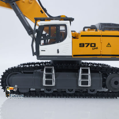 TOUCAN RC HOBBY Yi Gong 1/50 Plastic RC Excavator K970 Mini Electric Lifting Digger RTR Metal Tracks Bucket N20S Motor Lights Sound Remote Control Battery Collectible