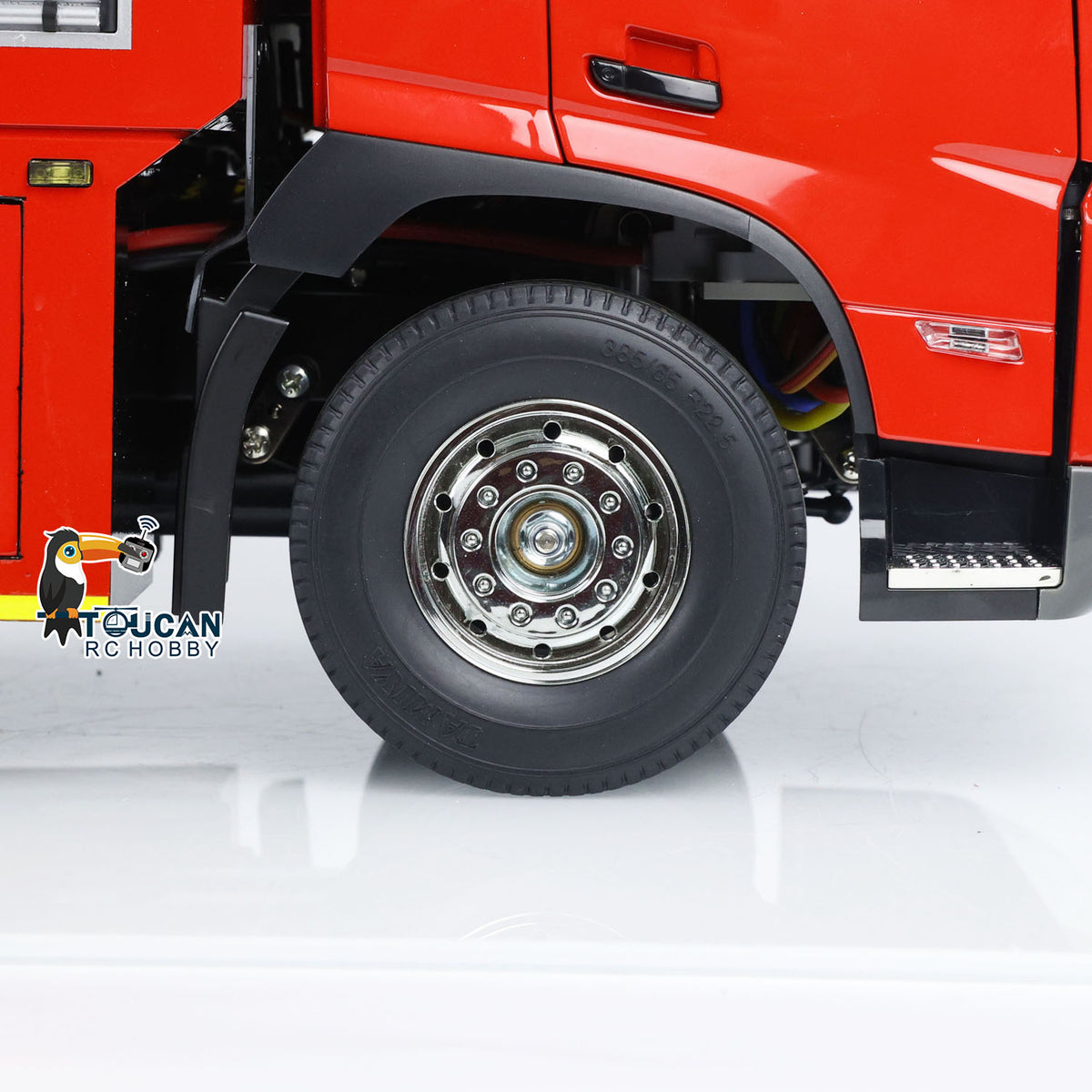 TOUCAN RC HOBBY 1/14 4x2 RC Fire Vehicles Radio Control Fire Fighting Truck 2-speed Transmission Assembled and Painted FlySky ST8
