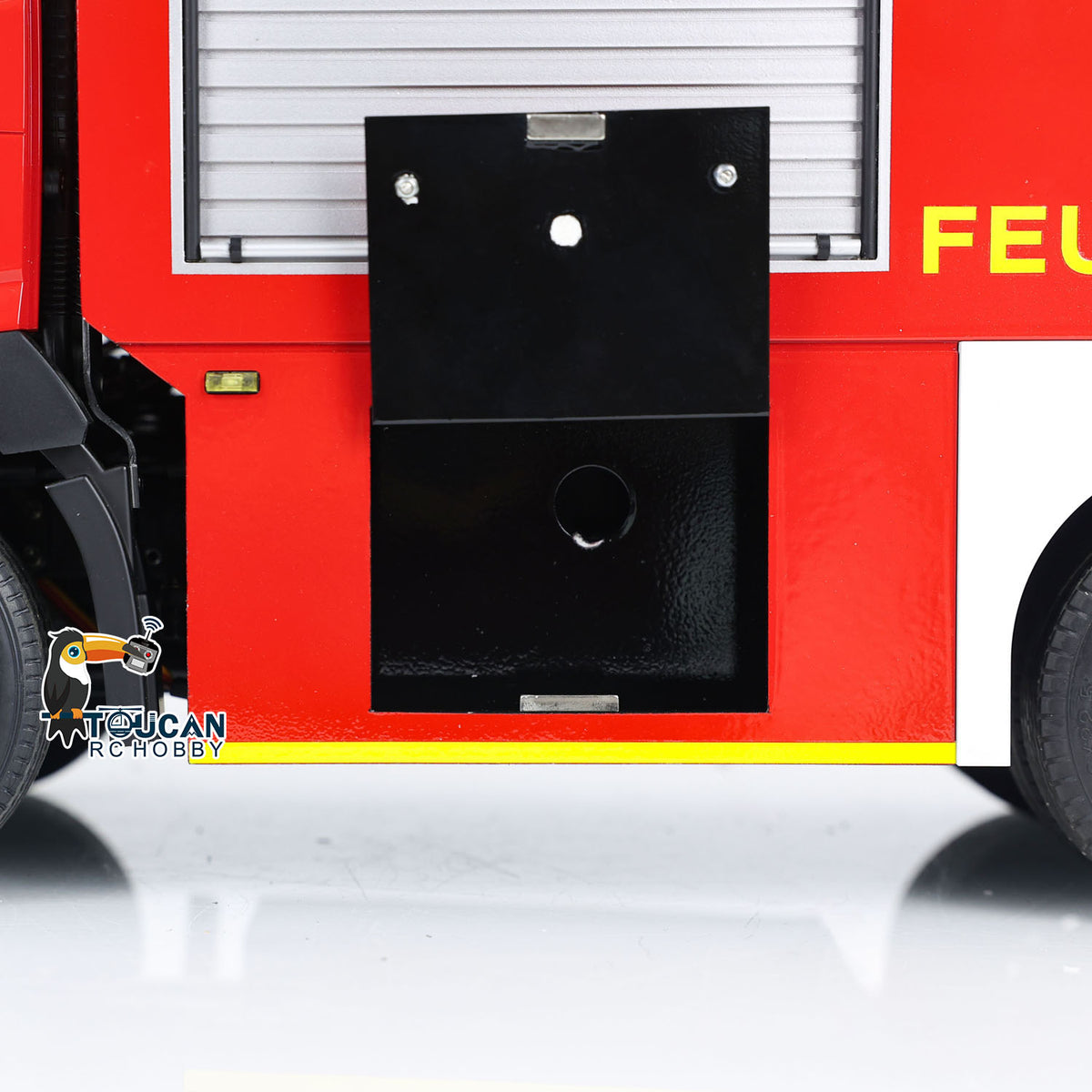 TOUCAN RC HOBBY 1/14 4x2 RC Fire Vehicles Radio Control Fire Fighting Truck 2-speed Transmission Assembled and Painted FlySky ST8
