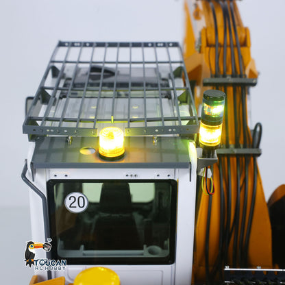 TOUCAN RC HOBBY US Stock CUT RC Hobby 1/14 RC Hydraulic Wheeled Excavator LR914 -3Arms 8CH Valve Metal RTR
