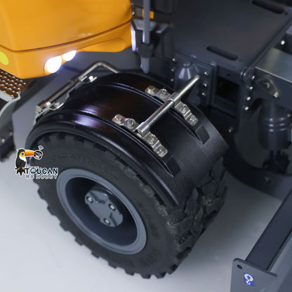 TOUCAN RC HOBBY CUT RC Hobby RC Hobby LR914 1/14 Metal RC Hydraulic Wheel Excavator RTR 8-Way Valve Axle Differential Lock Hobbywing Fusion Brushless Motor & ESC Quick Coupler Light Sound Tail Hook