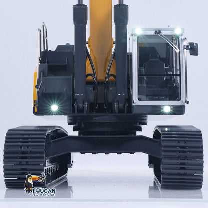 TOUCAN RC HOBBY XDRC 945 1/14 Metal RC RTR Hydraulic Excavator Brushless Driving Motor Quick Coupler I6S Controller Rotating Light for Construction Vehicle Collectors