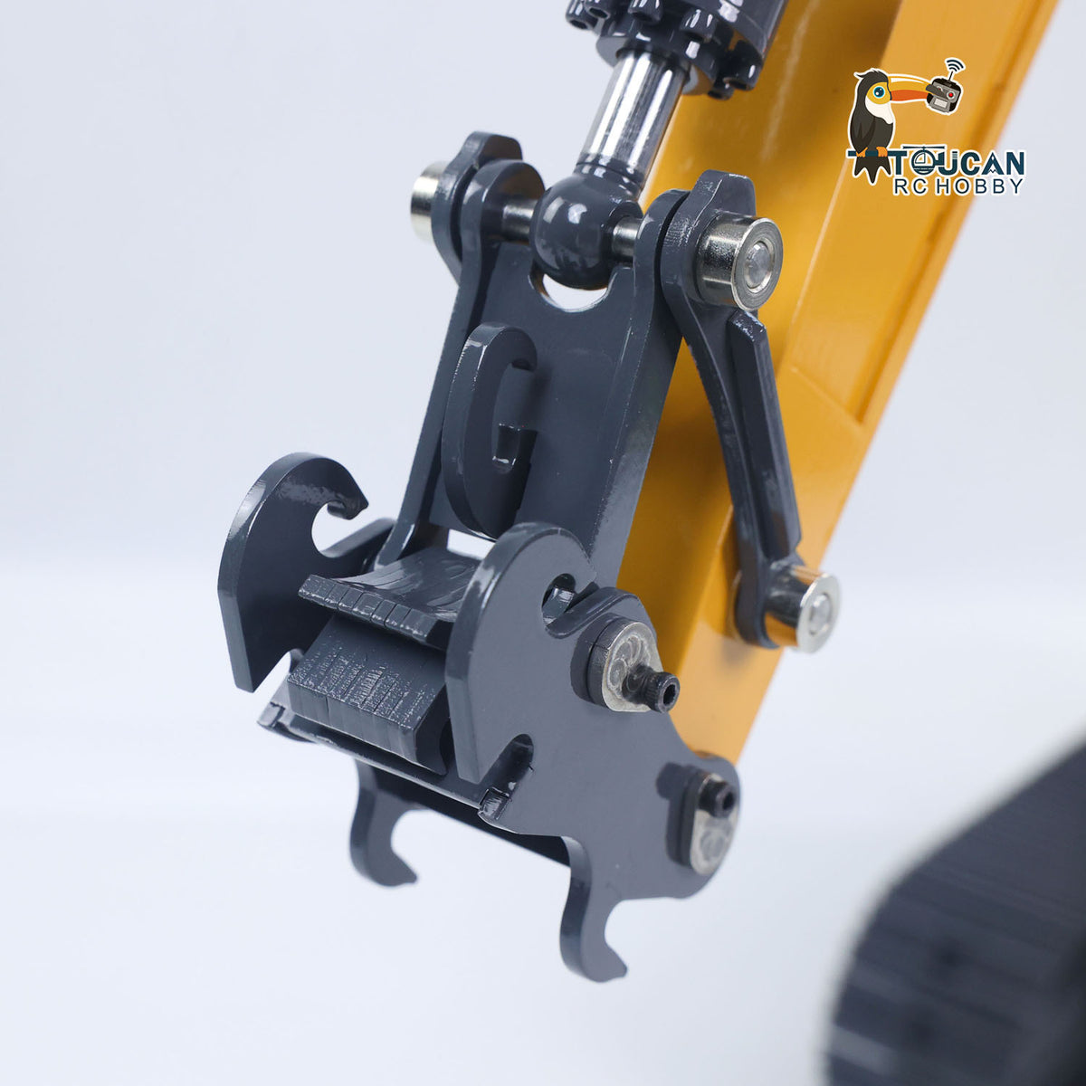 TOUCAN RC HOBBY XDRC 945 1/14 Metal RC RTR Hydraulic Excavator Brushless Driving Motor Quick Coupler I6S Controller Rotating Light for Construction Vehicle Collectors