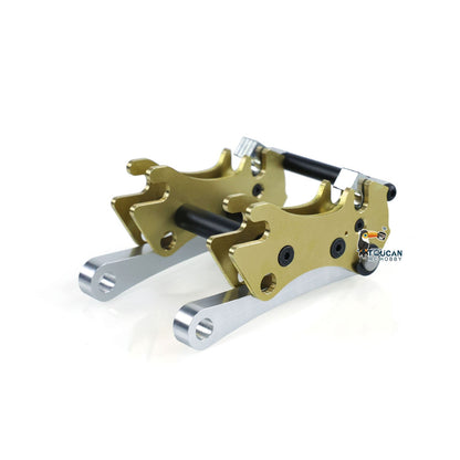 TOUCAN RC HOBBY JDModel-198 Metal Manual Quick Coupler/Wheel Hubs/Rubber Tire/Fork for 1/14 ZW370 RC Hydraulic Loader DIY Scale Models