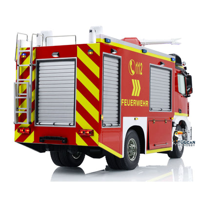 TOUCAN RC HOBBY 1/14 4x2 RC Fire Vehicles Radio Control Fire Fighting Truck Extinguisher 2-speed Transmission Motor ESC Servo Sound Light System