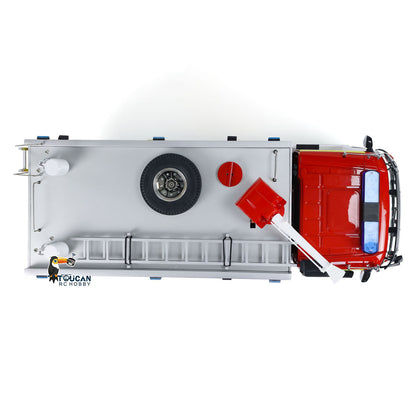 TOUCAN RC HOBBY 1/14 4x2 RC Fire Vehicles Radio Control Fire Fighting Truck Extinguisher 2-speed Transmission Motor ESC Servo Sound Light System