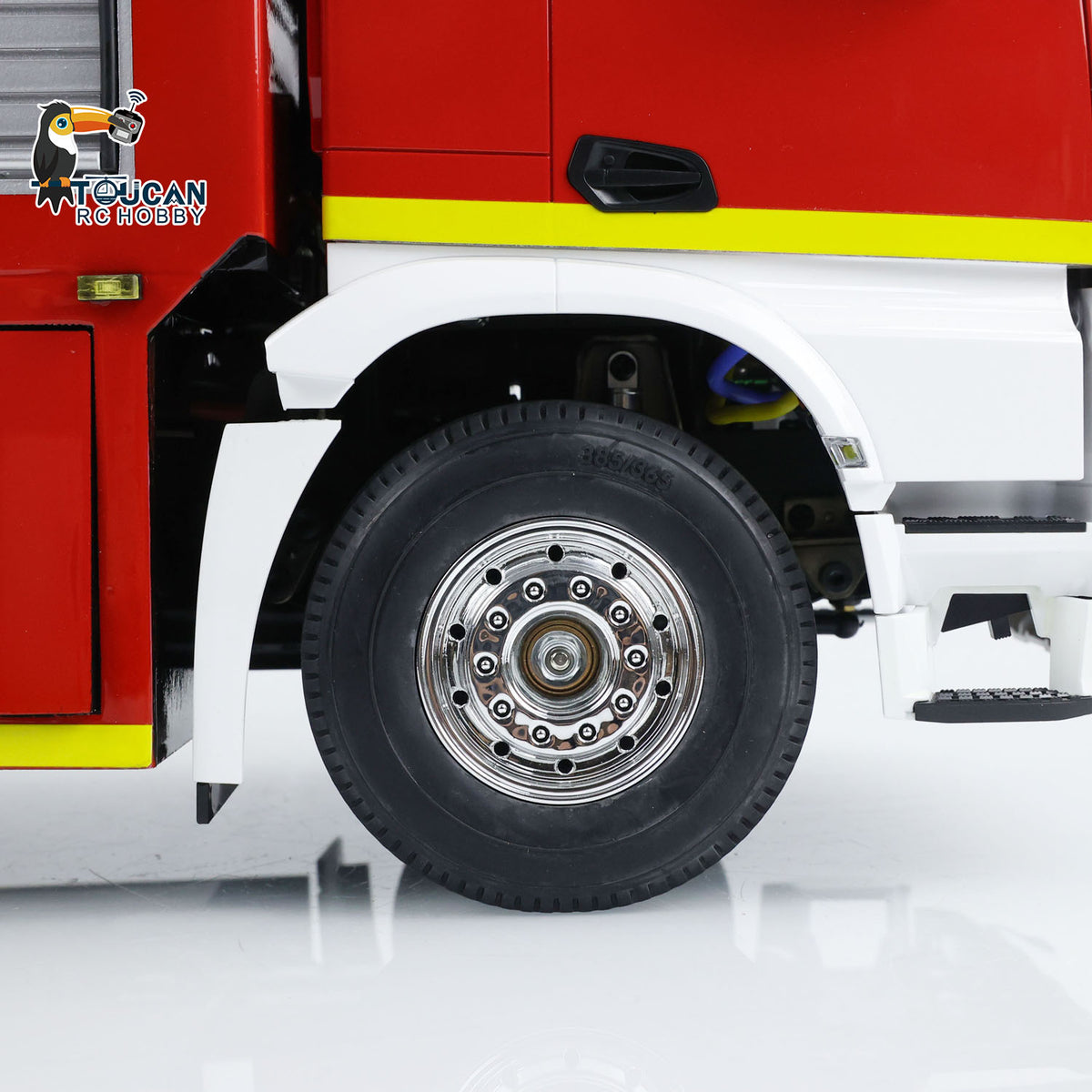 TOUCAN RC HOBBY 1/14 4x2 RC Fire Vehicles Radio Control Fire Fighting Truck Extinguisher 2-speed Transmission Motor ESC Servo Sound Light System