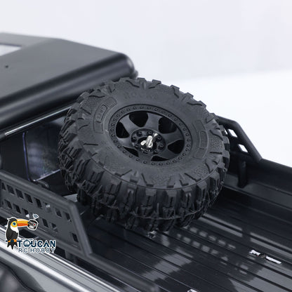 TOUCAN RC HOBBY Aoxing 1/10 Scale 6WD RC Pick-up Rock Crawler Off-Road Truck Lights Sounds 2 Speeds PNP Version Painted Assembled Hobby Model