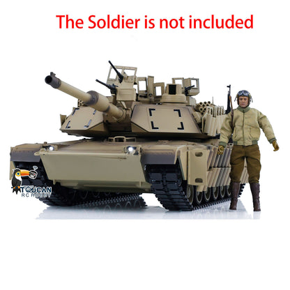 TOUCAN RC HOBBY Tongde 1/16 Abrams M1A2 RC Infrared Battle Tank SEP TUSK II Remote Controlled Electric Panzer Model 320 BB Unit Barrel Recoil System