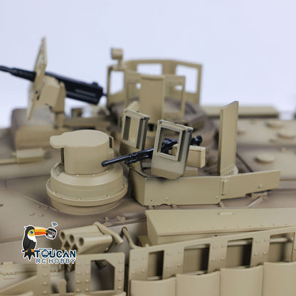 TOUCAN RC HOBBY Tongde 1/16 Abrams M1A2 RC Infrared Battle Tank SEP TUSK II Remote Controlled Electric Panzer Model 320 BB Unit Barrel Recoil System