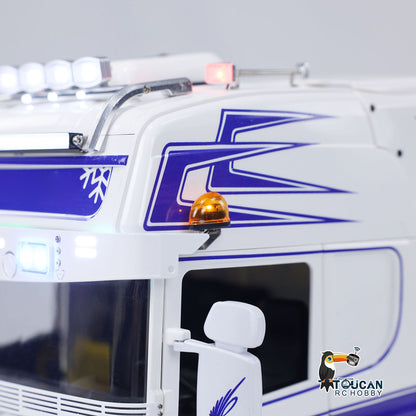 TOUCAN RC HOBBY ScaleClub Customized 1/14 RC Tractor Truck 4x4 RTR Transport Vehicle Metal Chassis R730 With Smoke 3-speed Gearbox Lights Sound ST8 Radio