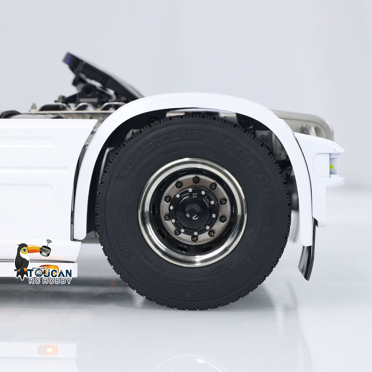 TOUCAN RC HOBBY ScaleClub Customized 1/14 RC Tractor Truck 4x4 RTR Transport Vehicle Metal Chassis R730 With Smoke 3-speed Gearbox Lights Sound ST8 Radio